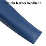 Geekria Protein Leather Headband Pad Compatible with JBL Tune 660/ 600/ 510BT, T450, T450BT, T500BT, JR300BT Headphones, Replacement Band Repair Part (Blue)