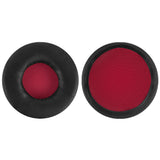 Geekria QuickFit Replacement Ear Pads for SONY MDR-ZX600 Headphones Ear Cushions, Headset Earpads, Ear Cups Cover Repair Parts (Black/Red)