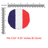 Geekria 2 Pairs Flex Fabric Headphone Covers (Product Safety Certified), Washable & Stretchable Sanitary Protectors, Compatible with Over-Ear Headsets, Sweat-Resistant (M / French Flag)