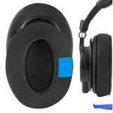 Geekria Sport Extra Thick Cooling-Gel Replacement Ear Pads for Audio-Technica ATH M50X, M50XBT, M50, M50xBT2, M40X, M30, M20, M10 Headphones Earpads, Headset Earpads, Ear Cups Cover (Black)