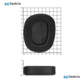 Geekria Comfort Extra Thick Replacement Ear Pads Compatible with Logitech G935, G933, G635, G633, G533 Gaming Headphones, Earpad Cushions (Black)