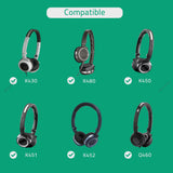 Geekria Audio Cable with Mic Compatible with AKG K451, K452, Q460, K480, K430, K450 Headphones, 2.5mm to 3.5mm Replacement Stereo Cord with Inline Microphone and Volume Control (4 ft/1.2 m)