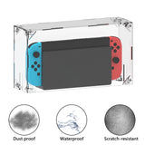 Geekria Acrylic Dust Cover Transparent Dust Guard Compatible with Nintendo Switch/Switch OLED Charging Dock, Anti Scratch Waterproof Protective Clear Acrylic Cover Sleeve Display Box