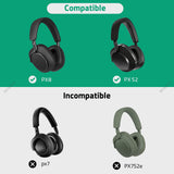 Geekria Replacement Ear Pads Compatible with Bowers & Wilkins Px8, Px7 S2 ( Do Not Fit Px7, Px7S2e) Headphones, Ear Cushions (Black)