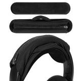 Geekria Hook and Loop Headband Cover + Headband Pad Set, Headband Protector with Zipper Closure, DIY Installation No Tool Needed, Compatible with Medium Sized Headphones