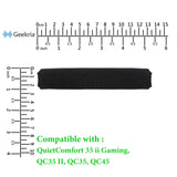 Geekria Cooling-Gel Headband Pad Compatible with Bose QuietComfort 35 II Gaming, QC 35/35 II, QC45, QC SE Headphones Replacement Band Repair Part ( Black )