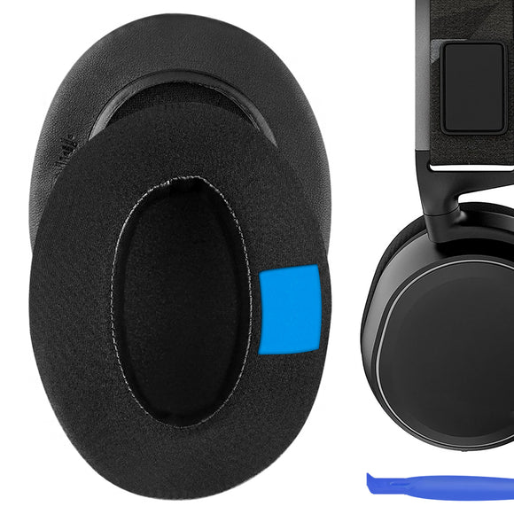 Geekria Sport Extra Thick Cooling Gel Replacement Ear Pads Compatible with SteelSeries Arctis 1/ 3/ 5/ 7/ 7+/ 7P/ 7P+/ 7X/ 7X+/ 9/ 9X/ Pro/ Prime Headphones, Ear Cushions (Black)