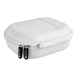 Geekria Shield Headphones Case Compatible with Bose QC45, QuietComfort 35 II, QC25 Case, Replacement Hard Shell Travel Carrying Bag with Cable Storage (White)