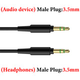Geekria Audio Cable Compatible with Skullcandy Hesh EVO/ANC/3/2, Crusher ANC/EVO, Cassette, Venue, Grind, Riff 2, 3.5mm Aux Replacement Stereo Cord (4 ft / 1.2 m)