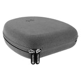 Geekria Shield Headphones Case Compatible with AirPods Max Case, Will Make Headphones Into Sleep Mode Immediately, Replacement Hard Shell Travel Carrying Bag with Cable Storage (Microfiber Grey)