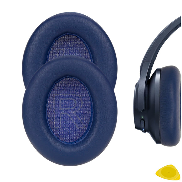 Geekria QuickFit Replacement Ear Pads Compatible with Anker Soundcore Life Q20, Q20+, Q20i, Life 2 (Not Fit for Life 2 Neo) Headphones, Repair Parts (Blue)