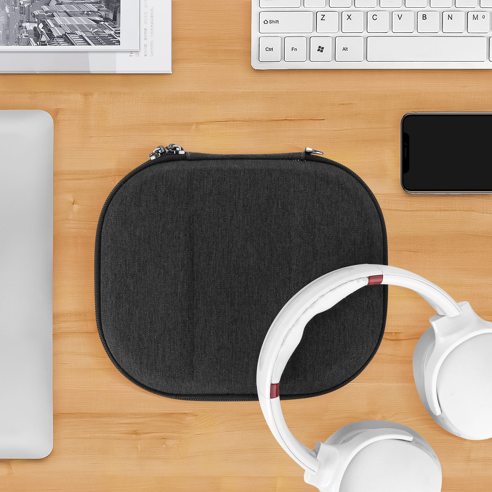 Geekria Shield Headphones Case Compatible with Skullcandy Crusher ANC