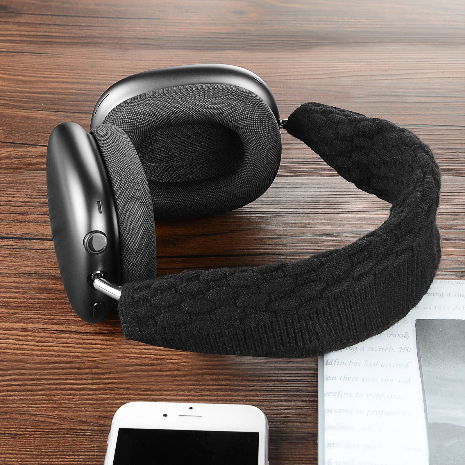 Airpods Max Top Geekria Knit Fabric Headband Cover Compatible With 