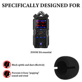 Geekria for Creators Foam Windscreen Compatible with ZOOM H4 essential Recorder, Mic Wind Cover, Sponge Filter, Portable Digital Recorder (Black / 2 Pack)