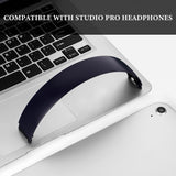 Geekria Plastic Headband Pad Compatible with Beats Studio Pro Headphones, Replacement Band Repair Part (Blue)