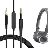 Geekria Audio Cable with Mic Compatible with AKG K451, K452, Q460, K480, K430, K450 Cable, 2.5mm Aux Replacement Stereo Cord with Inline Microphone and Volume Control (4 ft / 1.2 m)