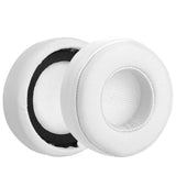 Geekria QuickFit Replacement Ear Pads for Monster Beats MIXR Headphones Earpads, Headphones Ear Cushions, Headset Earpads, Ear Cups Cover Repair Parts (White)