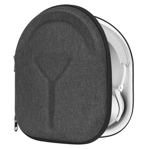 Geekria Shield Headphones Case Compatible with Bang & Olufsen Beoplay H9i, H95, H9, H8, H8i, H6, H4 Case, Replacement Hard Shell Travel Carrying Bag with Cable Storage (Dark Grey)