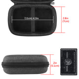 Geekria Hard Travel Case, Travel Storage Carrying Case Compatible with IK Multimedia iRig 2/iRig HD 2 Digital Guitar Audio Interface Adaptor (Grey)