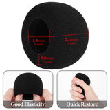 Geekria for Creators Foam Windscreen Compatible with ZOOM H1 essential Recorder, Mic Wind Cover, Sponge Filter, Portable Digital Recorder (Black / 2 Pack)