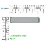 Geekria Lammy Velvet Headband Pad Compatible with Bose QuietComfort 35II Gaming, QC35II/ QC35/ QC45/ QC SE Headphones, Replacement Band Repair Part (Grey)