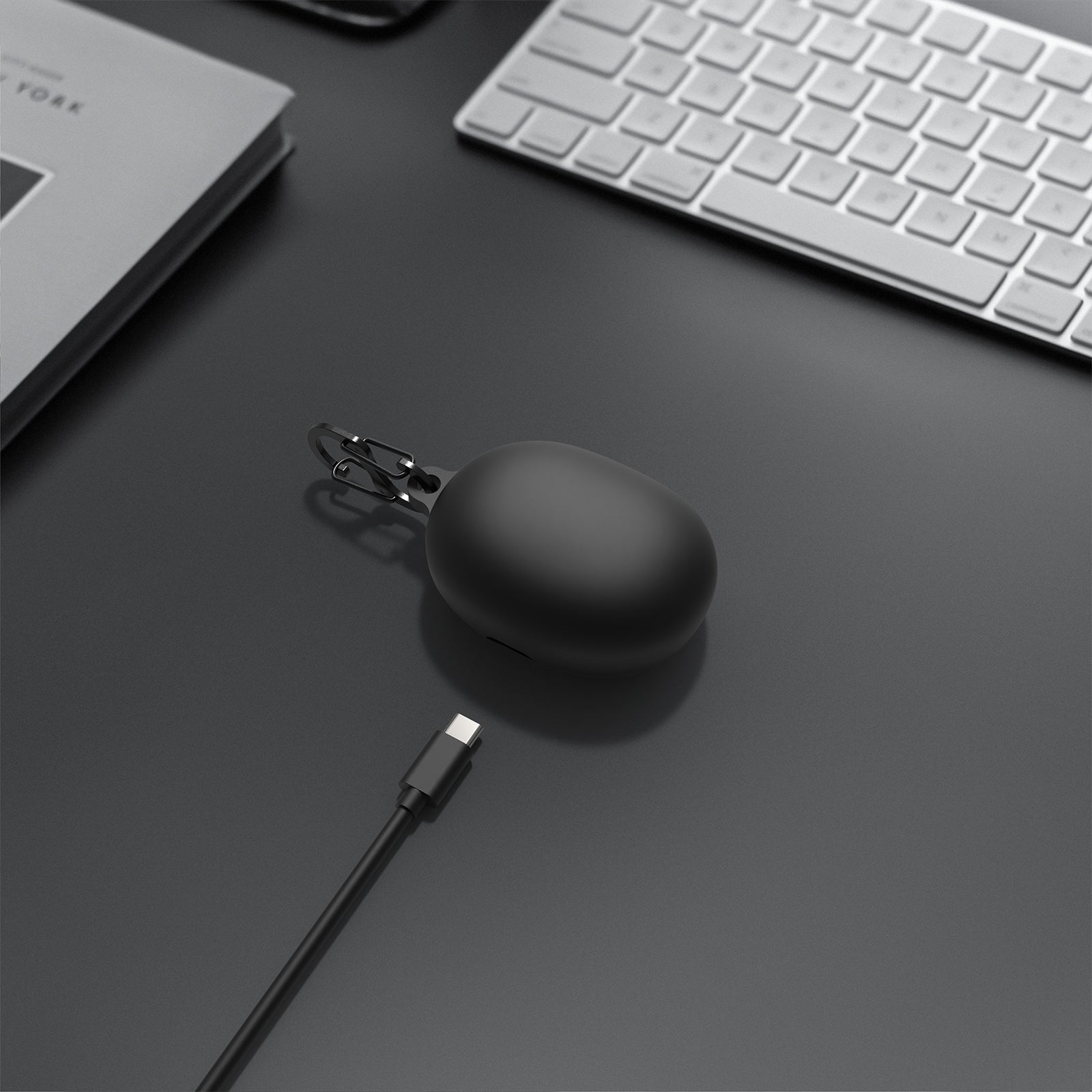 Geekria Silicone Case Cover Compatible with Anker Soundcore Liberty 3