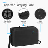 Geekria Hard Shell Travel Case Compatible with Nebula X1, Outdoor 4K Laser Projector Carrying Bag (Dark Grey)
