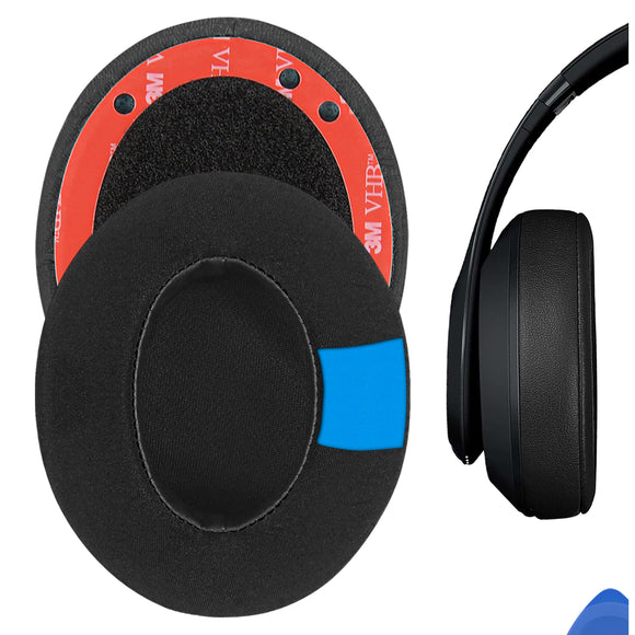 Geekria Sport Cooling-Gel Replacement Ear Pads for Beats Studio 3 (A1914), Studio 3.0 Wireless Headphones Ear Cushions, Headset Earpads, Ear Cups Cover Repair Parts (Black)