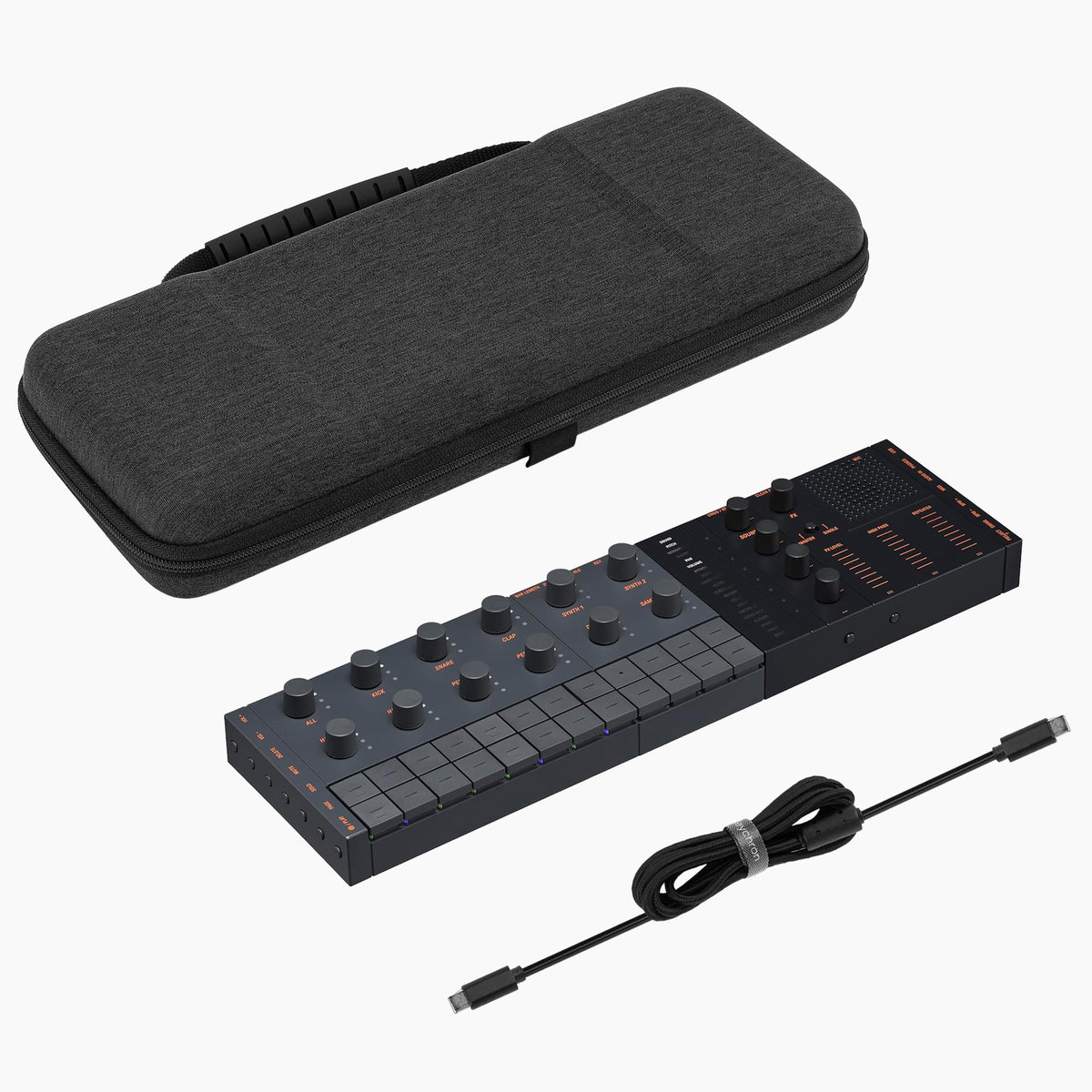Geekria Audio Interface Carrying Case, Compatible with Yamaha SEQTRAK