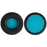 Geekria QuickFit Replacement Ear Pads for SONY MDR-ZX600 Headphones Ear Cushions, Headset Earpads, Ear Cups Cover Repair Parts (Black Blue)