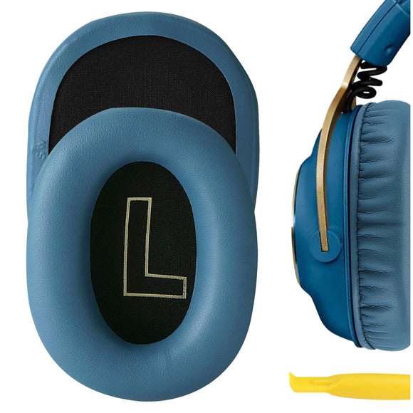 Geekria QuickFit Replacement Ear Pads for Logitech G Pro, G Pro X, G Pro X League of Legends Edition G Pro X 2 Headphones Ear Cushions, Headset Earpads, Ear Cups Cover Repair Parts (Blue)