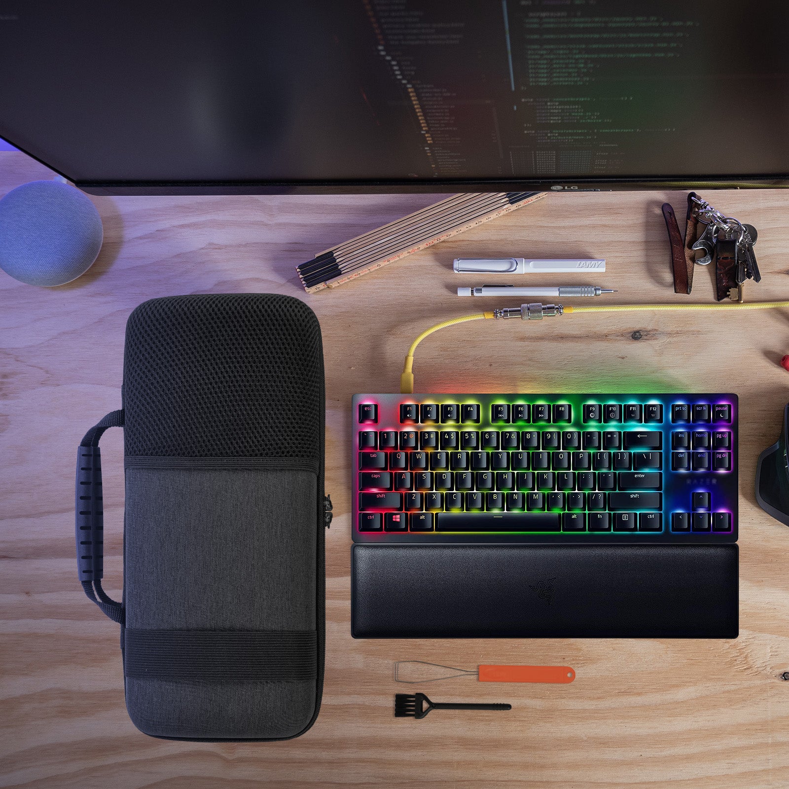 Geekria TKL Keyboard Case, Compatible With Razer BlackWidow Lite