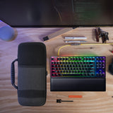 Geekria Tenkeyless TKL Keyboard Case, Hard Shell Travel Carrying Bag for 80%/87 Key Computer Mechanical Gaming Keyboard Compatible with Razer Huntsman V2 TKL, Razer BlackWidow TE Chroma v2 TKL