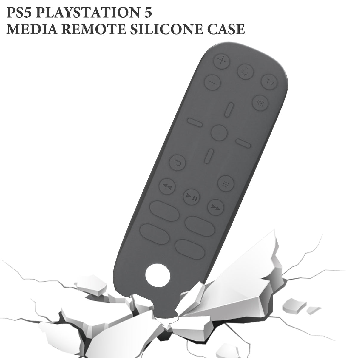 Geekria Silicone Remote Case Compatible with Sony PlayStation 5, PS5 R