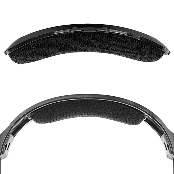 Geekria Velour Headband Pad, Compatible with Astro A40 TR, Headphones Replacement Band, Headset Head Top Cushion Cover Repair Part (Black)