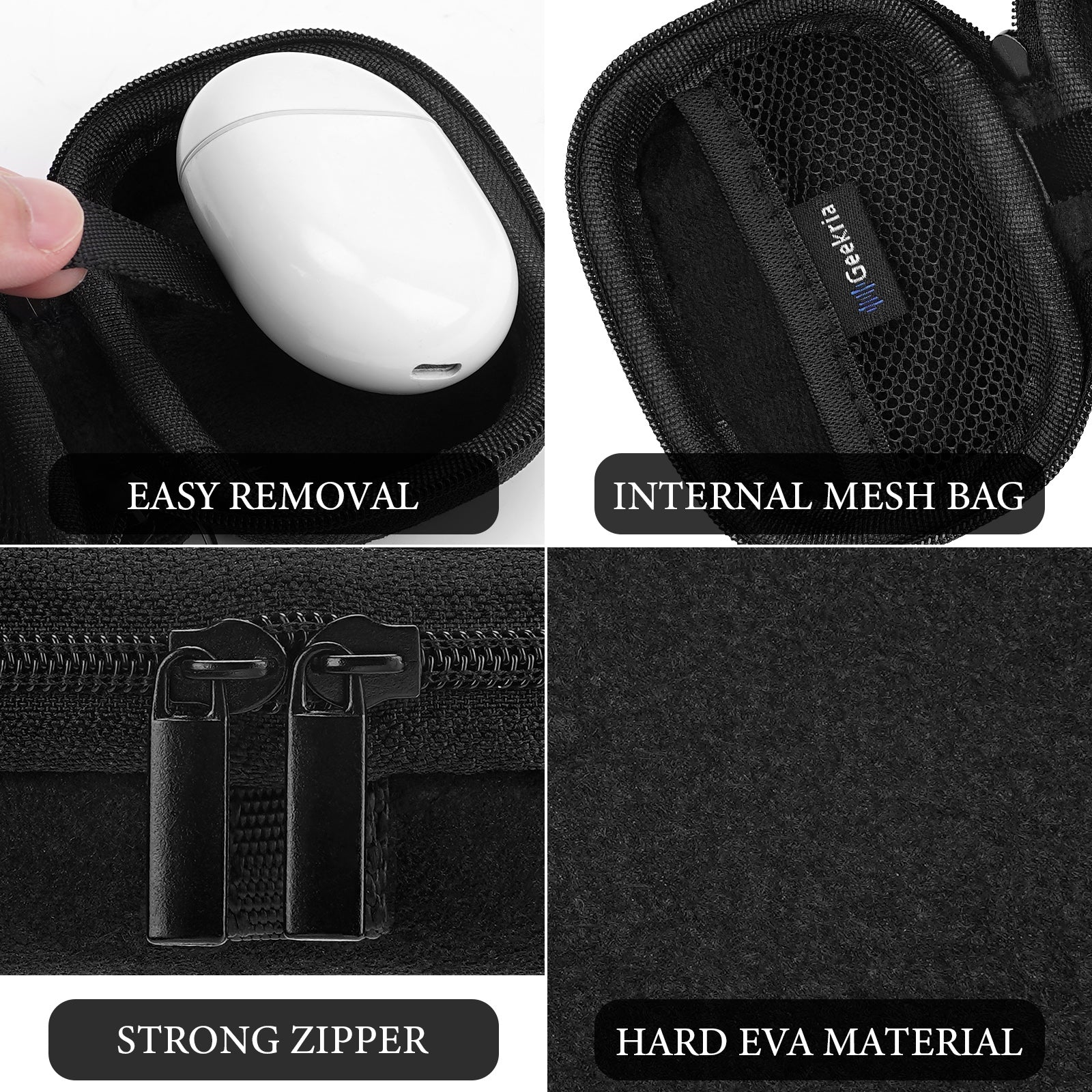 イヤホン MGA Wireless Earbuds Case Geekria Shield Earbuds Case Compatible with Technics, Google, TOZO, JL