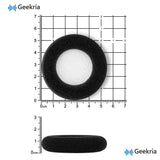 Geekria Comfort Foam Replacement Ear Pads for Koss Porta Pro, PP/ KPH40/ KSC35/ KSC11/ KSC17/ KSC75 Headphones Ear Cushions, Repair Parts (Black)