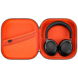 Geekria Shield Headphones Case for Lay Flat Over-Ear Headphones, Replacement Hard Shell Travel Carrying Bag, Compatible with Bose QC Ultra II, B&O Beoplay H95, Sony WH-CH520 Headsets (Black)