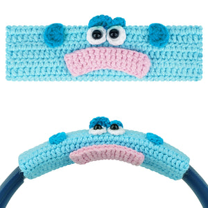 Geekria Knit Fabric Headband Cover Compatible with Bose QC45, QC35 II, Sony WH-1000XM4, Beats Solo4, Studio3, JBL Tune 720BT Headphones, Easy DIY Installation (Blue)