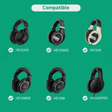 Geekria Audio Cable Compatible with Sennheiser HD620S, HD599SE, HD599, HD598, HD598SE, HD560S, HD598SR, HD400PRO, HD579, HD569, 1/8" (3.5mm) to 2.5mm Braided Nylon Replacement Cord ( 10ft / 3.0 m)