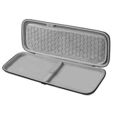 Geekria Keyboard Case Hard Shell Travel Carrying Bag, Compatible with Logitech MX Keys S/ MX Keys Advanced Wireless Illuminated Keyboard, Microsoft Wireless Surface Keyboard WS2-00025 (Light Gray)