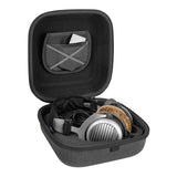 Geekria Shield Headphones Case Compatible with Beyerdynamic T1, MMX 300, HE400S Case, Replacement Extra Hard Shell Travel Carrying Bag with Cable Storage (Dark Grey)