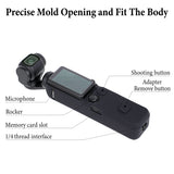 Geekria for Creators Silicone Protective Case Cover, Compatible with DJI Osmo Pocket 3 Action Camera, Soft Silicone Camera Combo Accessories (Black)