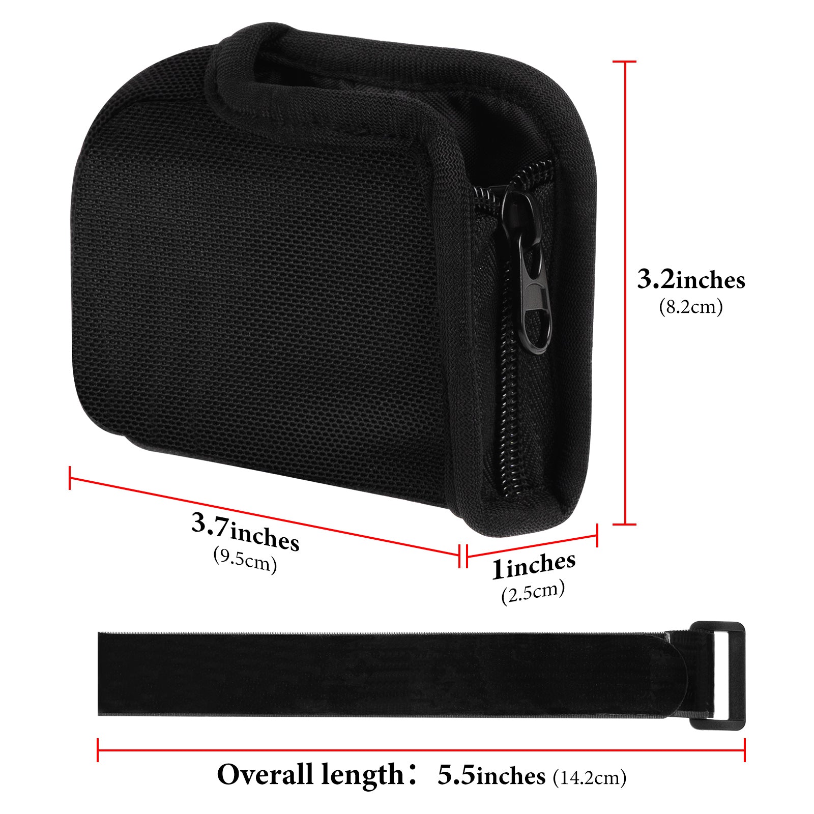 Geekria Oxford Cloth Speaker Case Cover Compatible with JBL GO 4 Case,