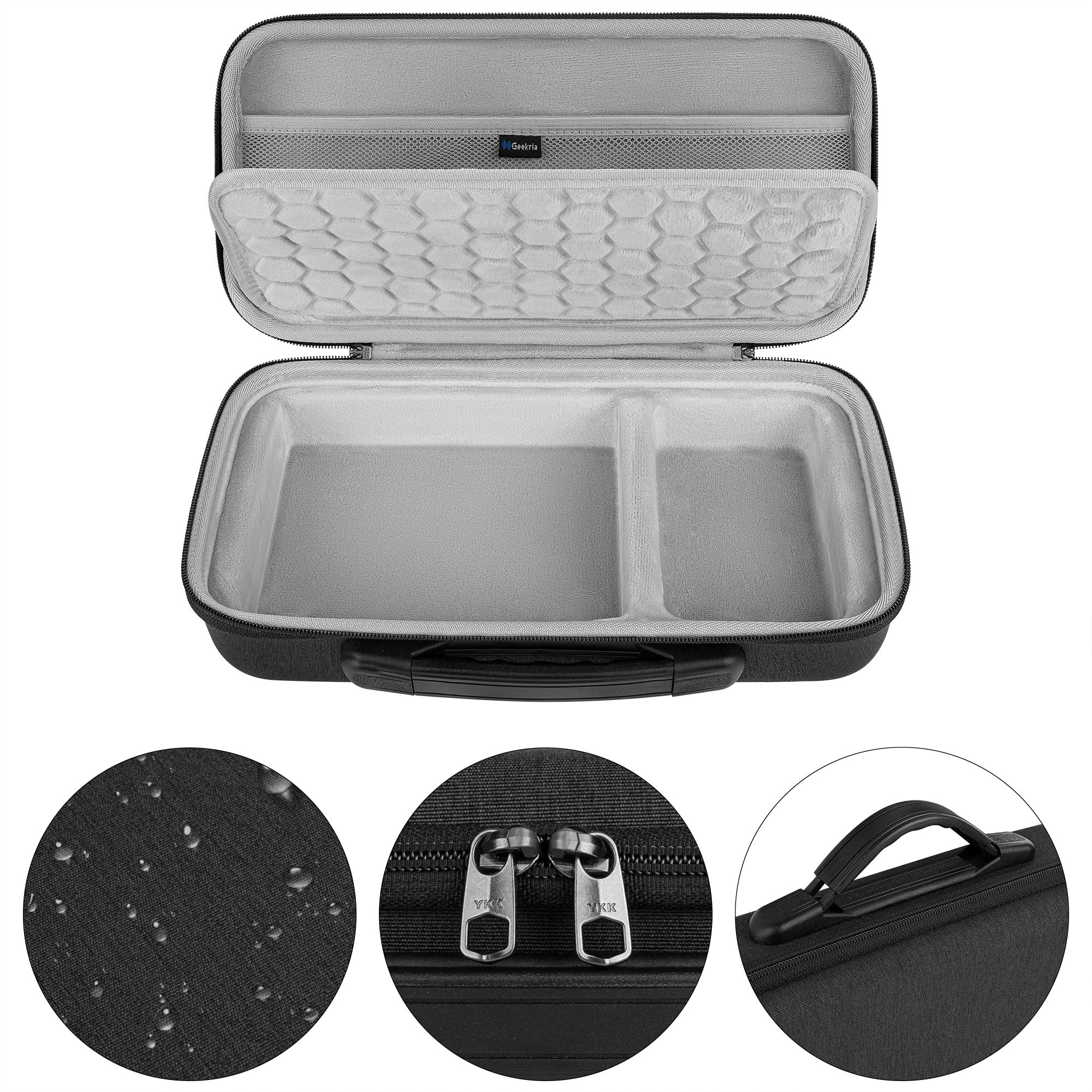 Custodia Trasporto EVA Per Interfacce Audio, Compatibile Arturia MicroFreak/DrumBrute Impact/MicroBrute UFO, Hard Shell, Grigio Scuro