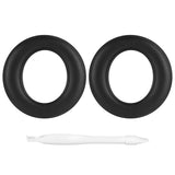 Geekria QuickFit Replacement Ear Pads for Sony PlayStation Pulse Elite Headphones Ear Cushions, Headset Earpads, Ear Cups Cover Repair Parts (Black)