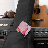 Geekria Elite Guitar Accessory Organizer, Foldable Bag, Easy Access Pockets Case, Picks Parts Holder Storage (Pink Marble)