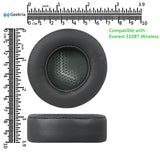 Geekria QuickFit Replacement Ear Pads for JBL Everest 310BT Wireless Headphones Ear Cushions, Headset Earpads, Ear Cups Cover Repair Parts (Titanium Grey)