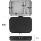 Geekria Hard Travel Case, Compatible with Apple 2023 / 2020 Mac Mini Desktop and Fit for Magic Keyboard, Magic Mouse Carrying Case (Dark Gray)