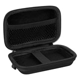 Geekria Shield Earbuds Case Compatible with Tribit MoveBuds H1 Wireless Bluetooth Earbuds, Replacement Hard Shell Travel Carrying Bag with Cable Storage (Black)